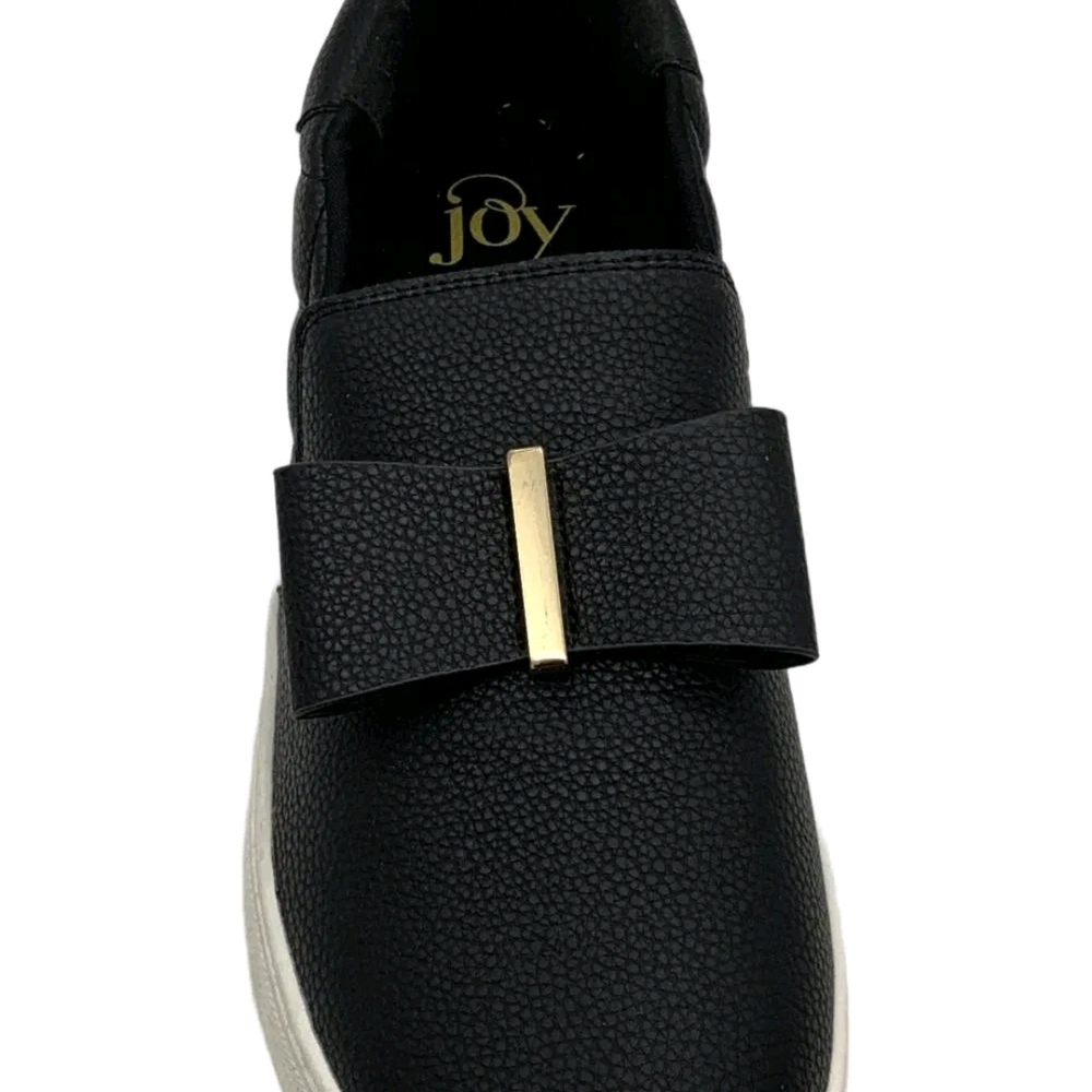 Joy Lux Geniune Leather Slip On Sneakers With Orthodic Soles, Size 8 - Picture 3 of 6